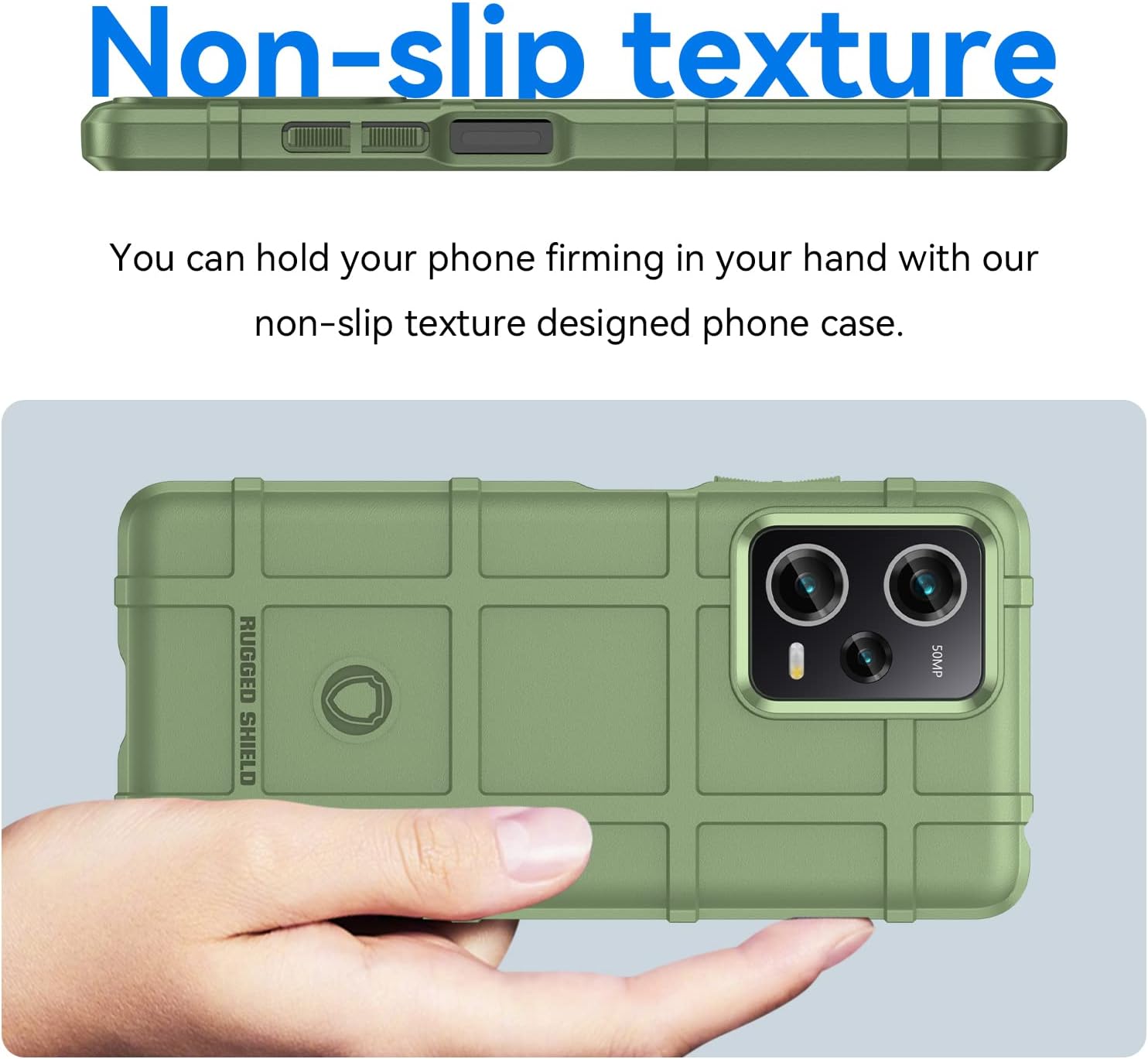 Monwutong Funda delgada para Xiaomi Poco X5 Pro, funda para Redmi Note 12 Pro 5G, resistente funda protectora con grado militar a prueba de golpes y