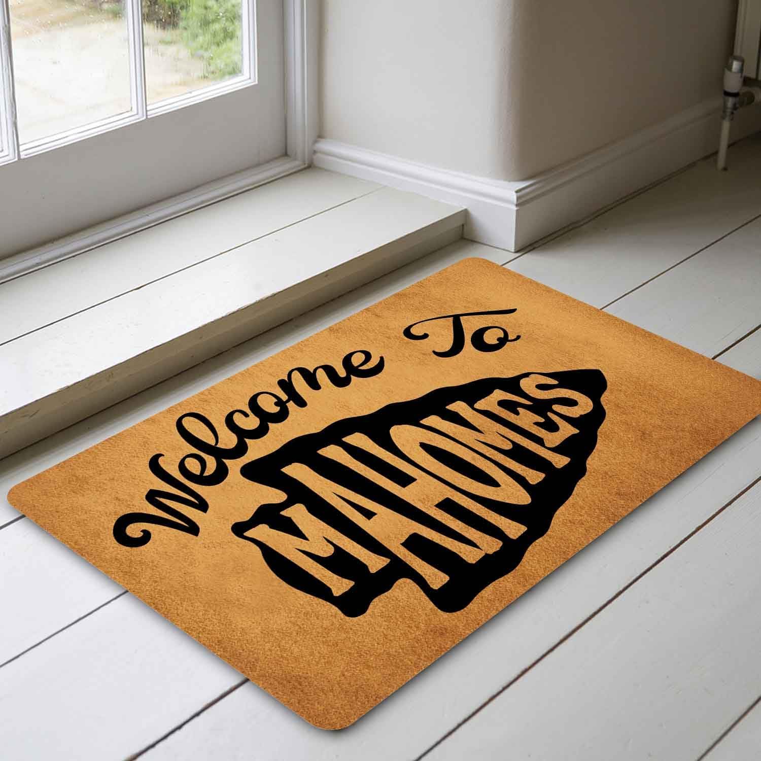Divertido tapete de bienvenida para interiores (23.7 x 15.9 pulgadas) Welcome to Mahomes, regalo de broma para el hogar, decoración de interiores,