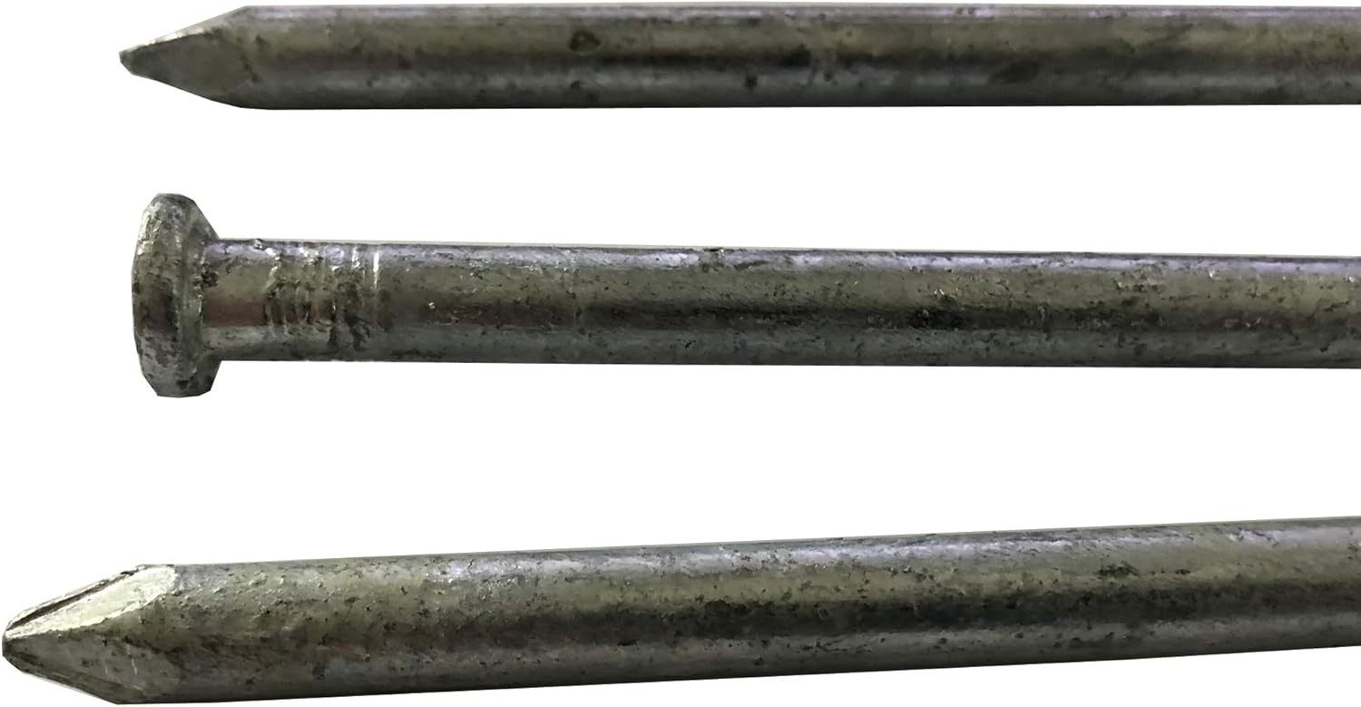(10) 80d – Clavos galvanizados con punta