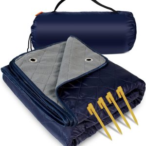 Sojoy Manta impermeable para acampar al aire libre, forro polar, resistente al viento, para eventos deportivos, automóvil, viajes, playa (60 x 80 Sojoy Manta impermeable para acampar al aire libre, forro polar, resistente al viento, para eventos deportivos, automóvil, viajes, playa (60 x 80