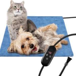 Almohadilla térmica para mascotas para gatos, para interiores y exteriores, impermeable, eléctrica, con cable resistente a las mordidas, 5 Almohadilla térmica para mascotas para gatos, para interiores y exteriores, impermeable, eléctrica, con cable resistente a las mordidas, 5