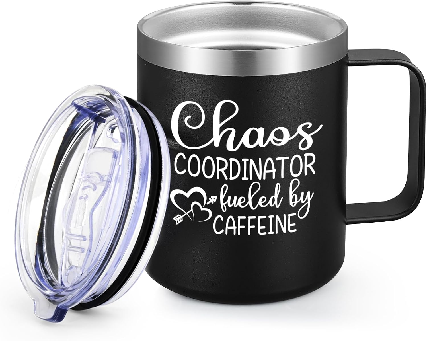 Qtencas Jefe Manager – Taza de café de acero inoxidable con cafeína para hombres, regalo de cumpleaños, regalos de Navidad para hombres, jefes,
