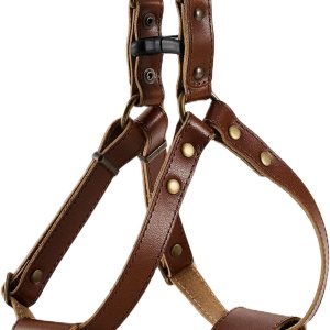 BONBI ALCON Tochigi – Arnés de piel para perros medianos, marrón, talla M, fabricado en Japón BONBI ALCON Tochigi – Arnés de piel para perros medianos, marrón, talla M, fabricado en Japón