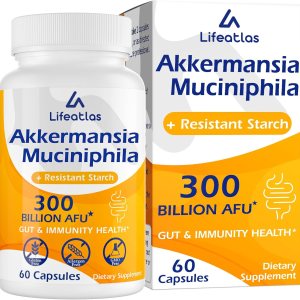 300 mil millones de AFU Akkermansia Muciniphila – Probióticos Akkermansia vivos para mujeres y hombres, para GLP-1, digestivo, intestino, inmune y 300 mil millones de AFU Akkermansia Muciniphila – Probióticos Akkermansia vivos para mujeres y hombres, para GLP-1, digestivo, intestino, inmune y