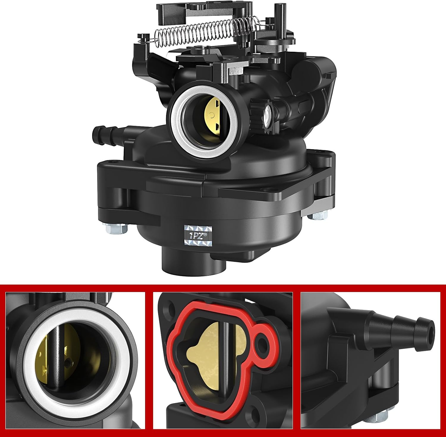 1PZ Repuesto de carburador B56-YM5 799584 para 594058 594057 592361 594529 TB110 TB200 P702 09P702 103M02 550EX 625EX 675EX 722 5EXI LCC Cortacésped