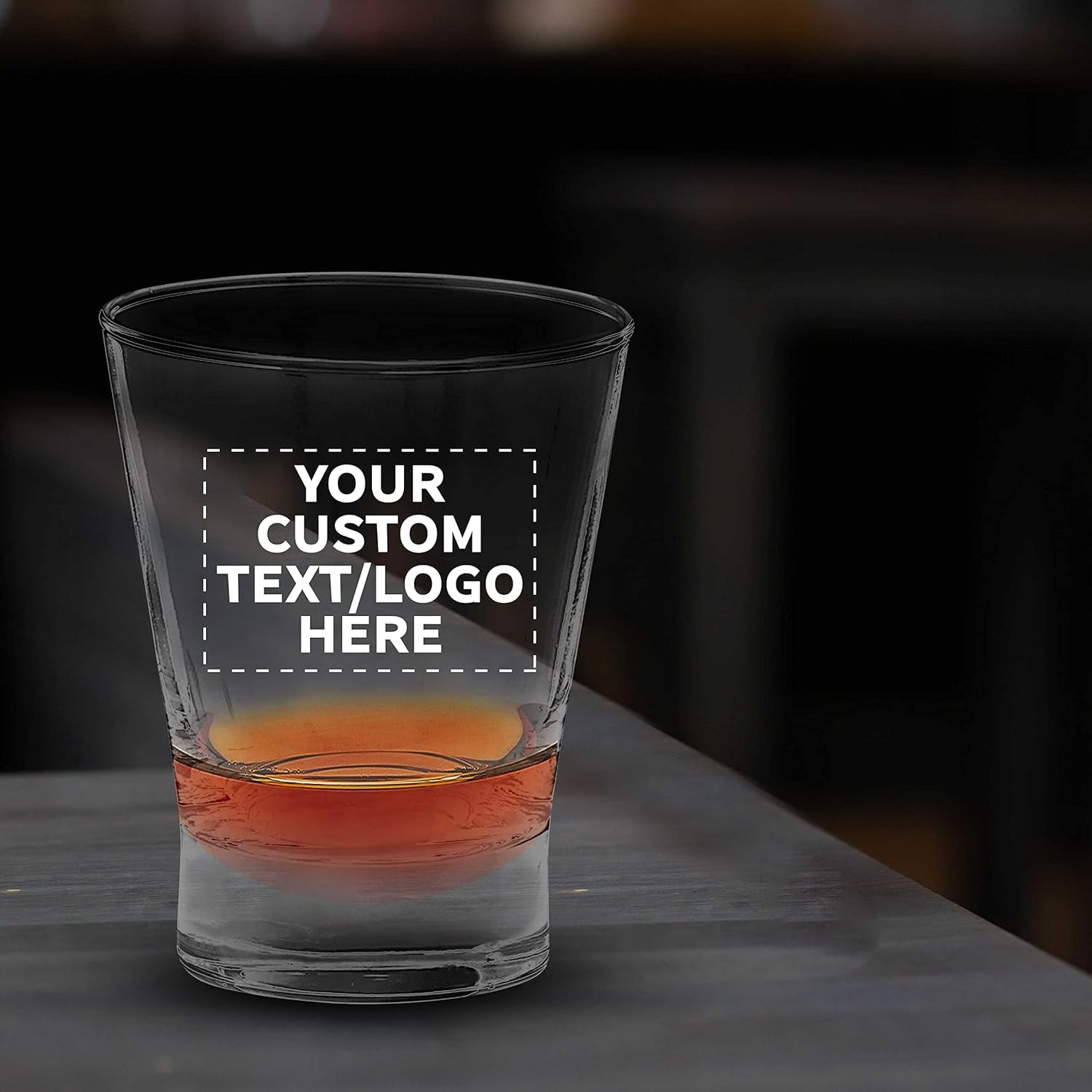 Vasos de whisky con logotipo personalizado, 12 onzas, juego de 96, paquete personalizado a granel, perfecto para whisky, bourbon, cóctel,
