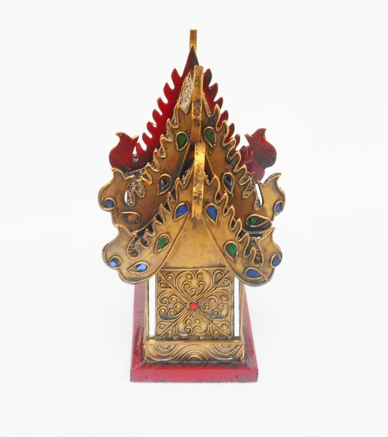 SanPraPhum10 – Casa de espíritu tailandesa hecha a mano, color dorado