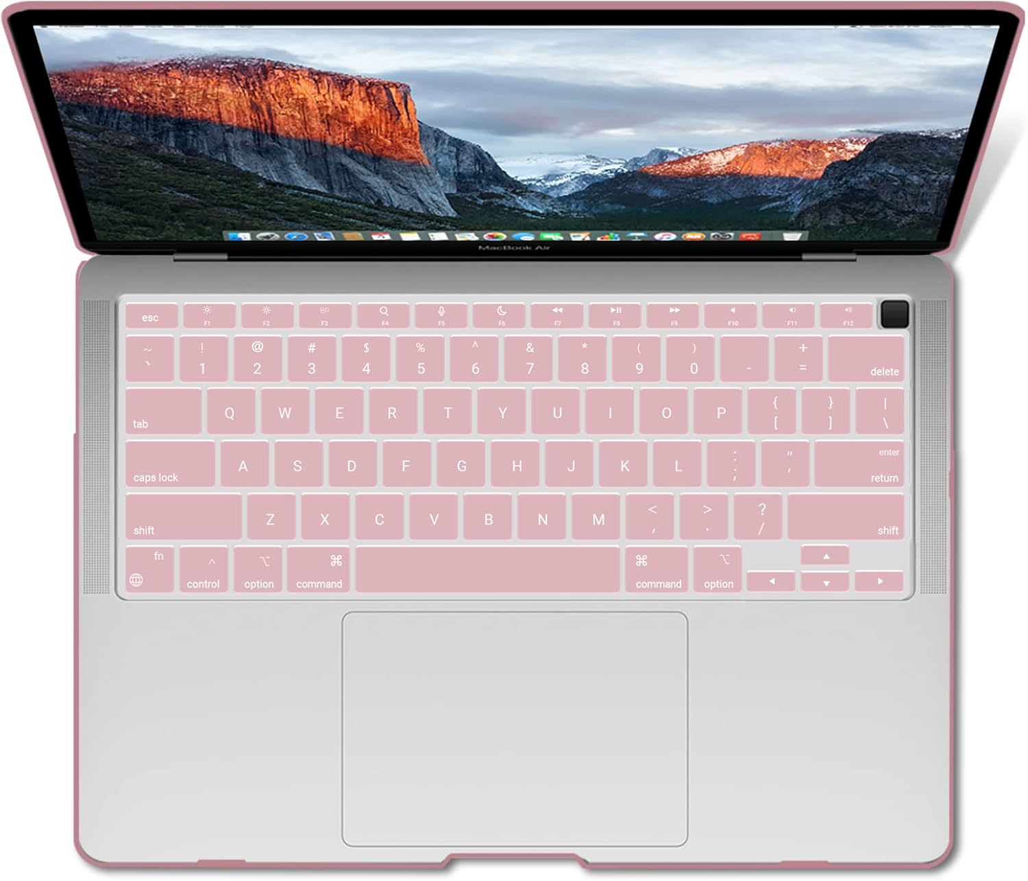 IBENZER – Carcasa rígida para MacBook Air de 13 pulgadas versión 2020, 2019, 2018, A1932, A2179, con funda de teclado para Apple Mac Air 13 Retina