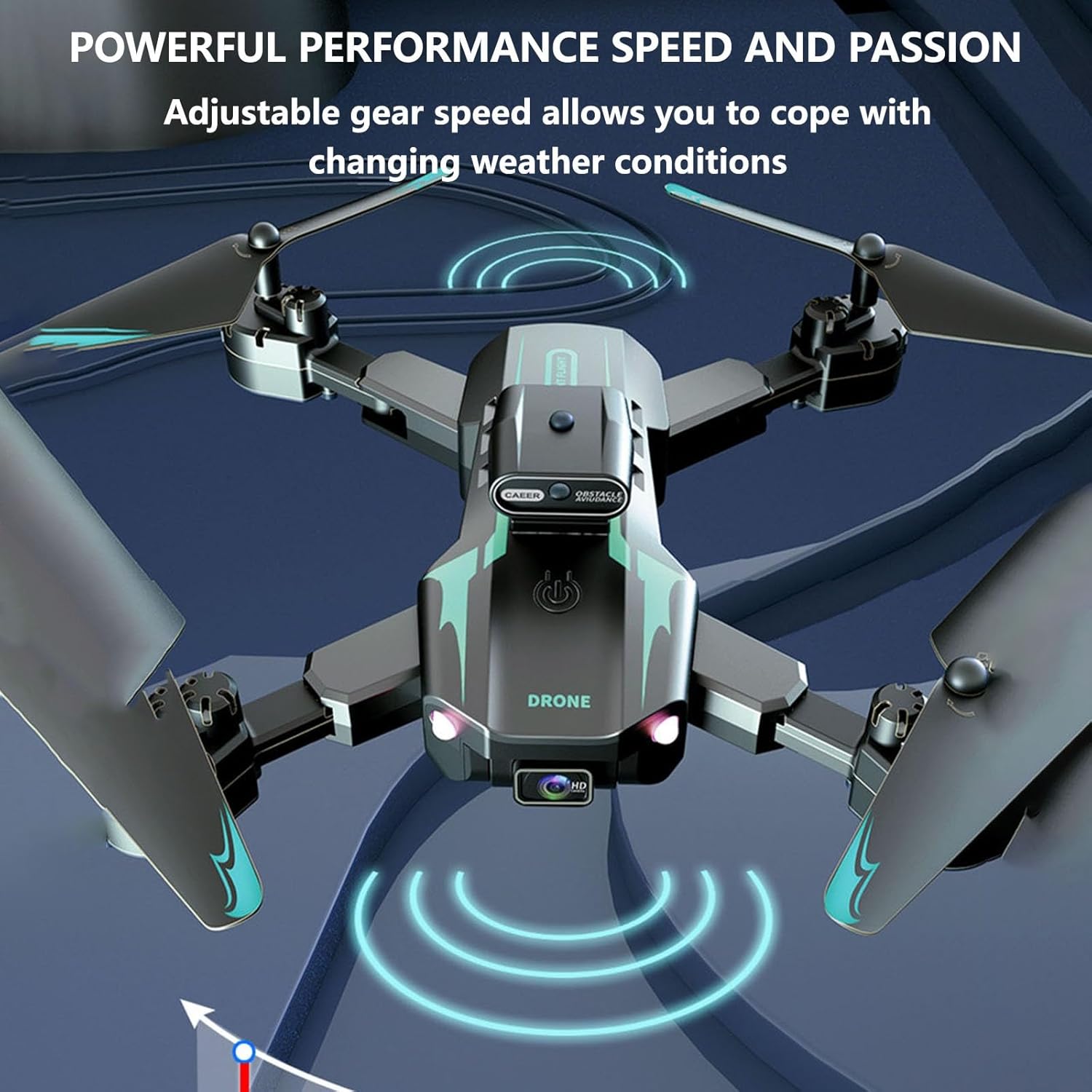 GBSELL Dron con cámara para adultos, control remoto Uav, otoño fotografía aérea de alta definición aeronave controlada por radio control avión