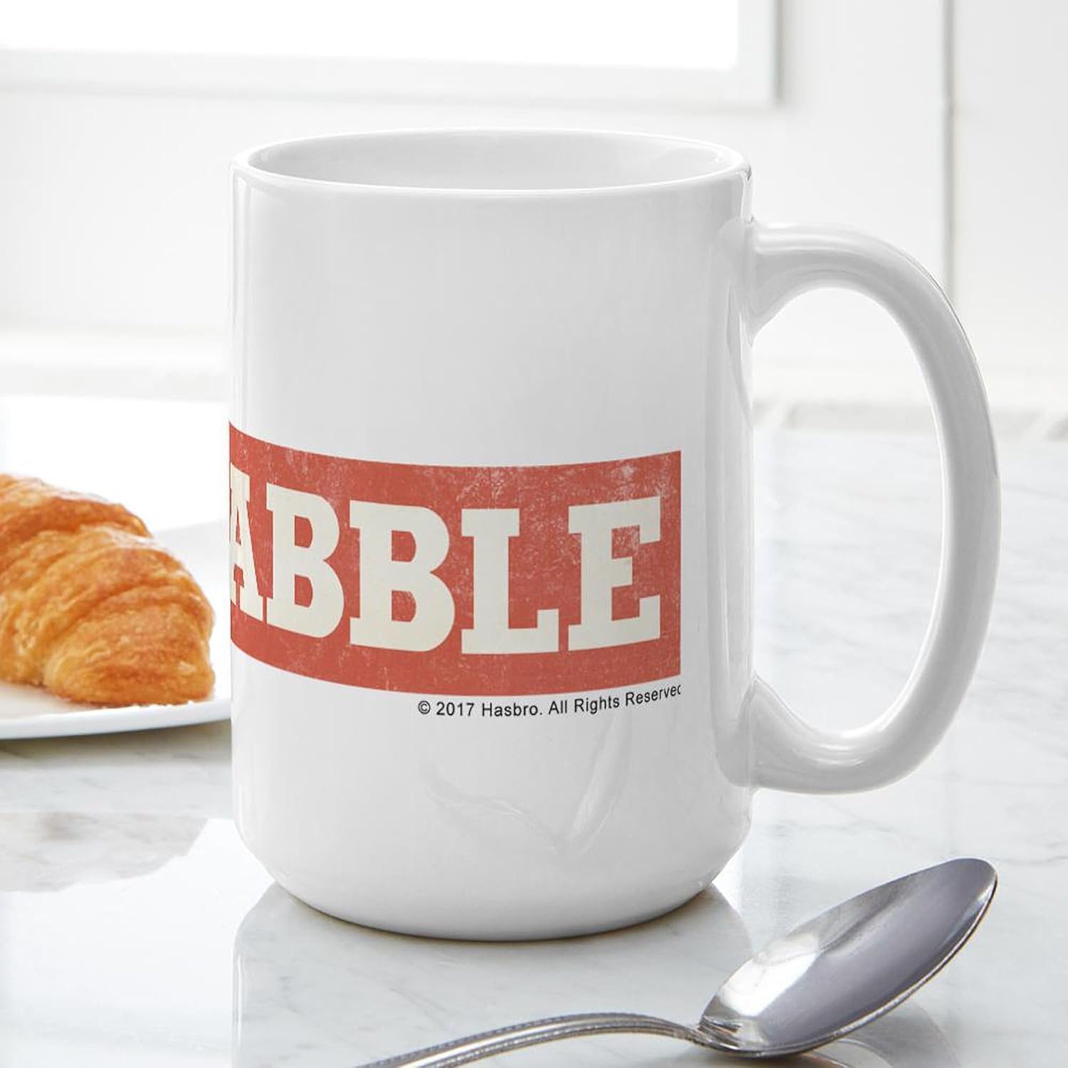 CafePressScrabbletaza de café, tamaño grande, 15onzas Taza de café de color blanco, L, Blanco