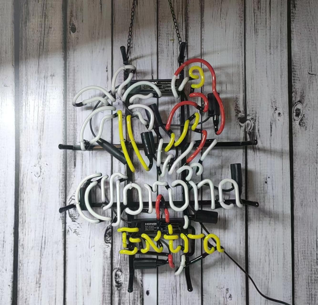 Eletina HHEE-002 – Letrero de neón con diseño de árbol de palmera extra, 20 x 16 pulgadas, para hombre, barra deportiva, pub, cerveza, luz de neón