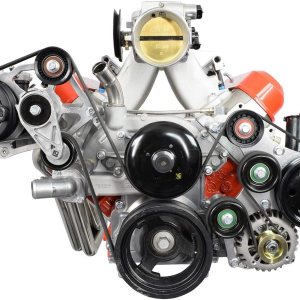 ICT Billet Alternador del compresor del AC y soporte de dirección asistida compatible con LS Truck OEM Fox Body Kit LS Swap Mustang 551795-3 ICT Billet Alternador del compresor del AC y soporte de dirección asistida compatible con LS Truck OEM Fox Body Kit LS Swap Mustang 551795-3