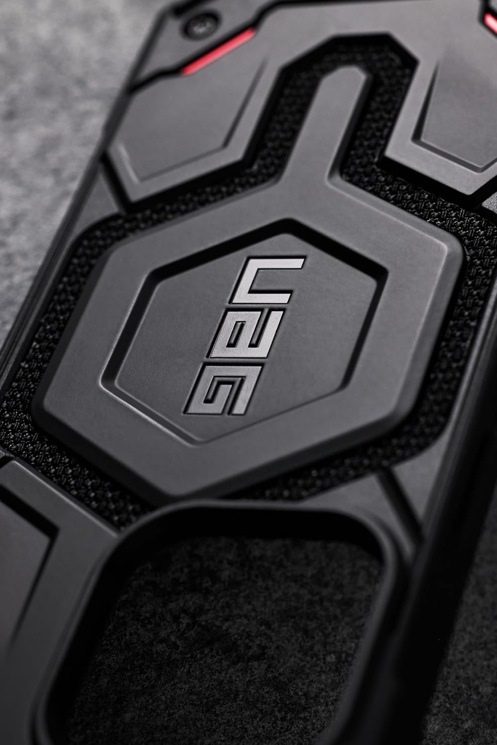 URBAN ARMOR GEAR UAG – Funda diseñada para iPhone 15 Pro Max de 6.7 pulgadas, Monarch Pro Kevlar plateado, compatible con MagSafe Bundle con
