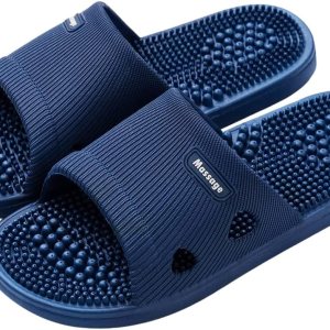 Pantuflas de masaje de acupresión para fascitis plantar para mujer, pantuflas de acupuntura, artritis, neuropatía, alivio del dolor, sandalias de Pantuflas de masaje de acupresión para fascitis plantar para mujer, pantuflas de acupuntura, artritis, neuropatía, alivio del dolor, sandalias de