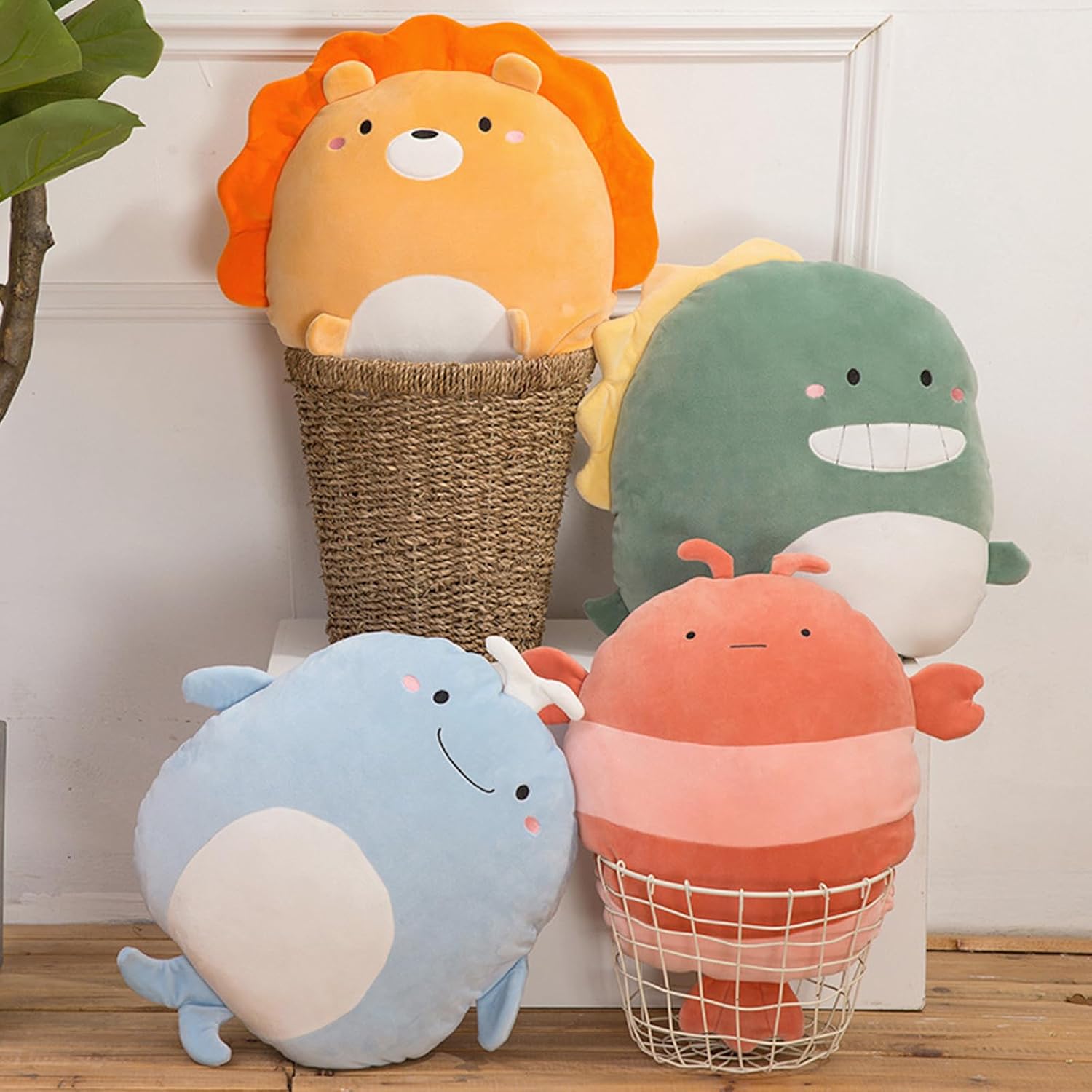 Almohada de felpa de langosta de 16 pulgadas, lindo juguete de peluche de langosta para cumpleaños, San Valentín, Navidad