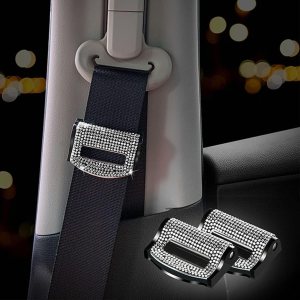 Miytsya B-ling – 2 clips de banda elástica para cinturón de seguridad de automóvil, cómodo y universal posicionador de correa de hombro para cuello, Miytsya B-ling – 2 clips de banda elástica para cinturón de seguridad de automóvil, cómodo y universal posicionador de correa de hombro para cuello,