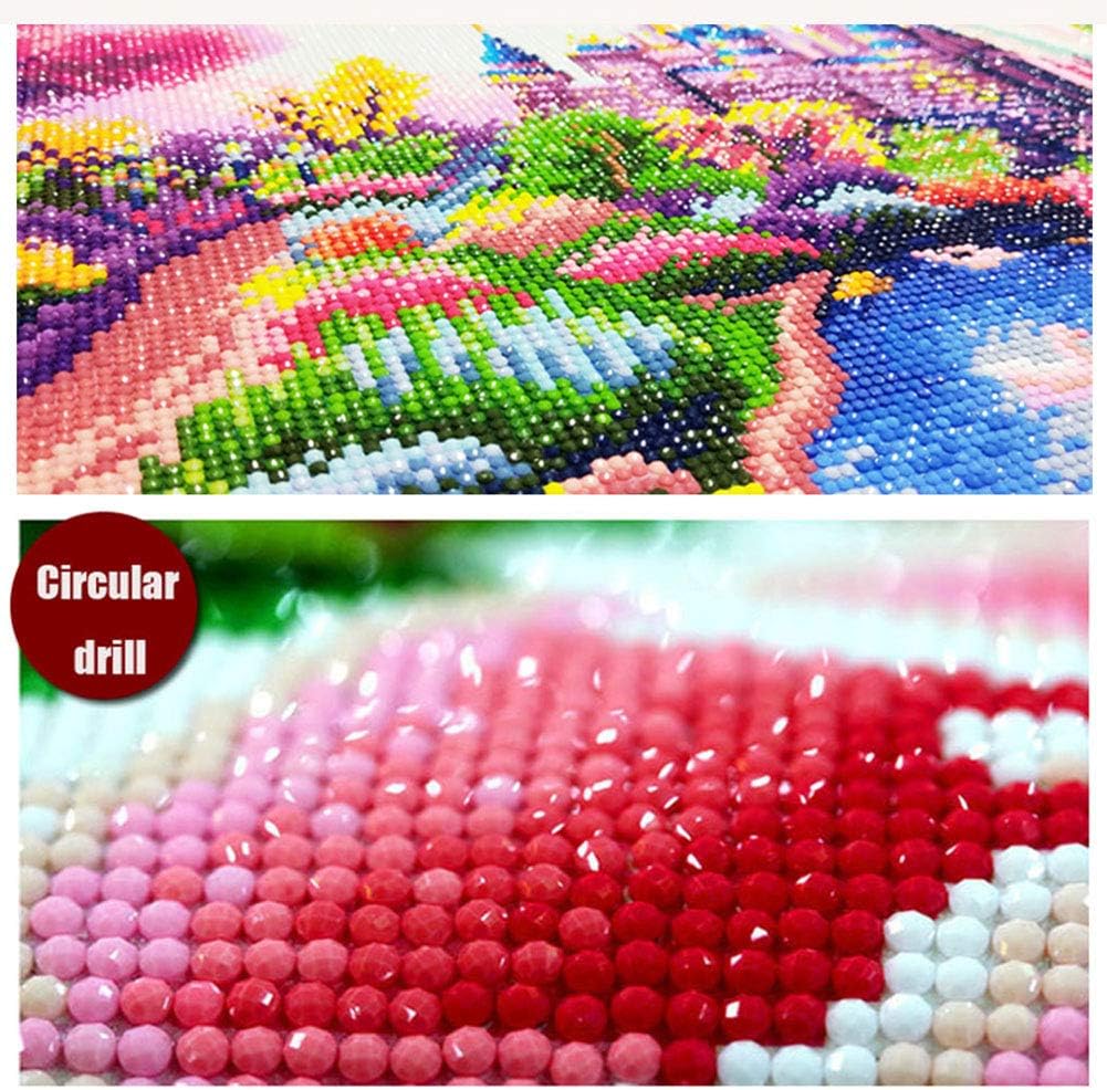 Eiflow Taladro redondo de repuesto de pintura de gemas de un solo color con 1000 piezas de gemas, diamante 945, 1 paquete