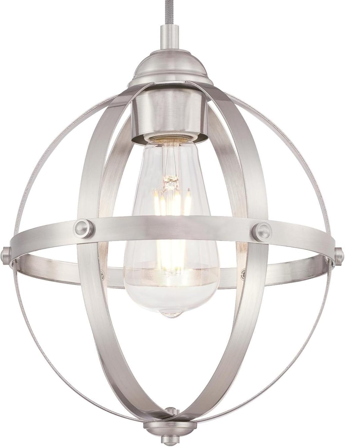 Westinghouse Lighting – Araña de luces 6110500 Stella Mira, estilo vintage, para interiores, con tres luces, acabado en madera rústica, con detalles