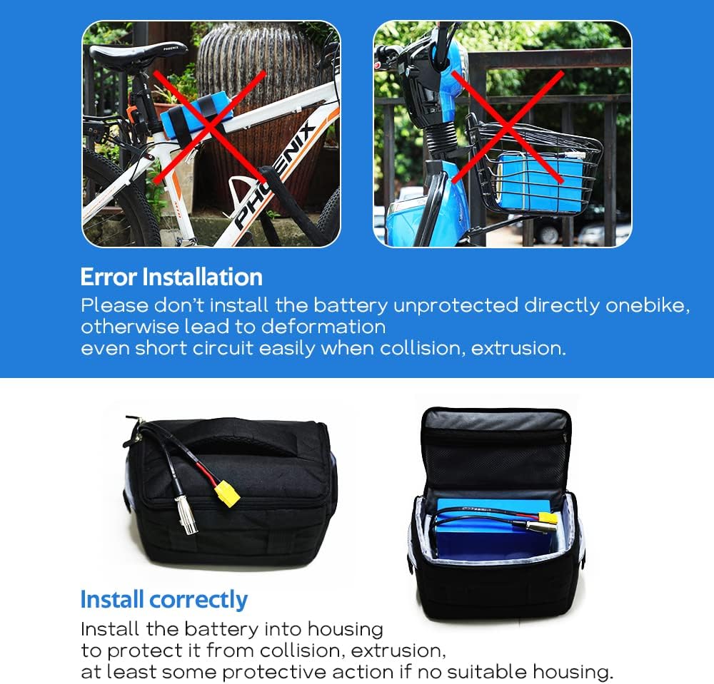Batería universal 72V20AH para carro de golf, vespa eléctrica, motocicleta eléctrica, etc., batería 72VOLT 200W-3600W con cargador