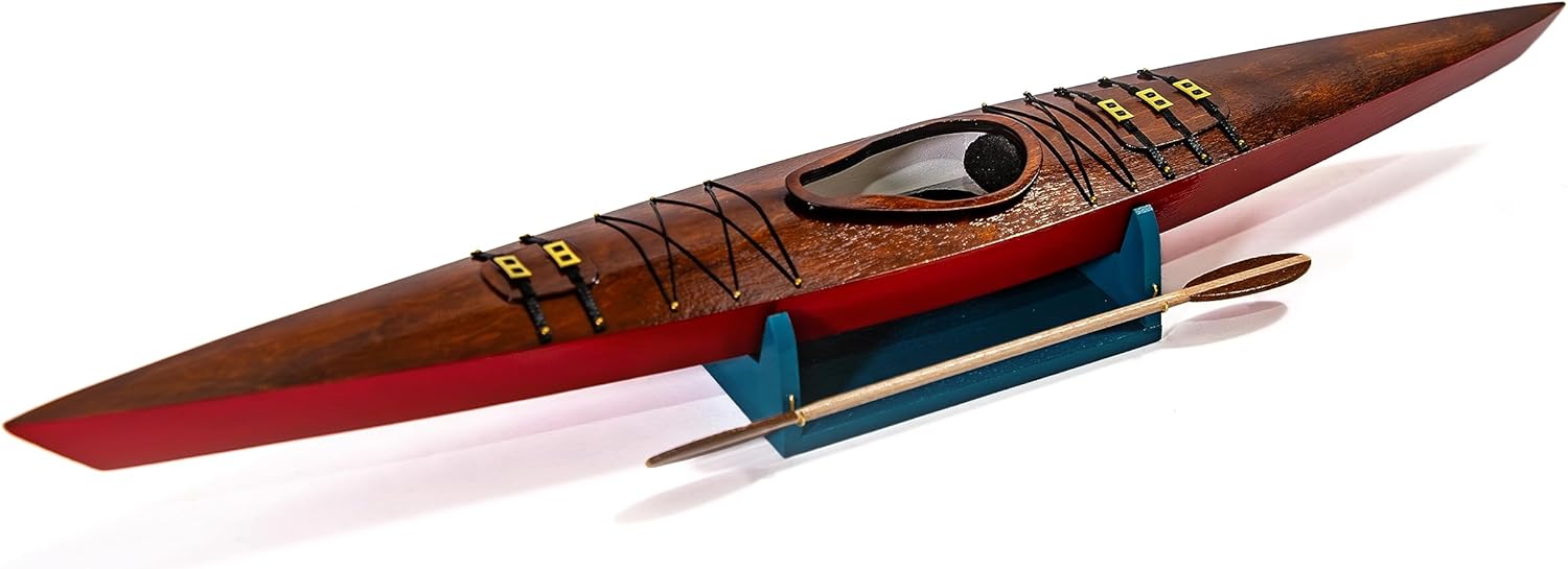 Midwest Chesapeake 17 Kayak 112 – Kit de construcción de modelo de barco de madera para adultos, bricolaje de madera, autoensamblaje