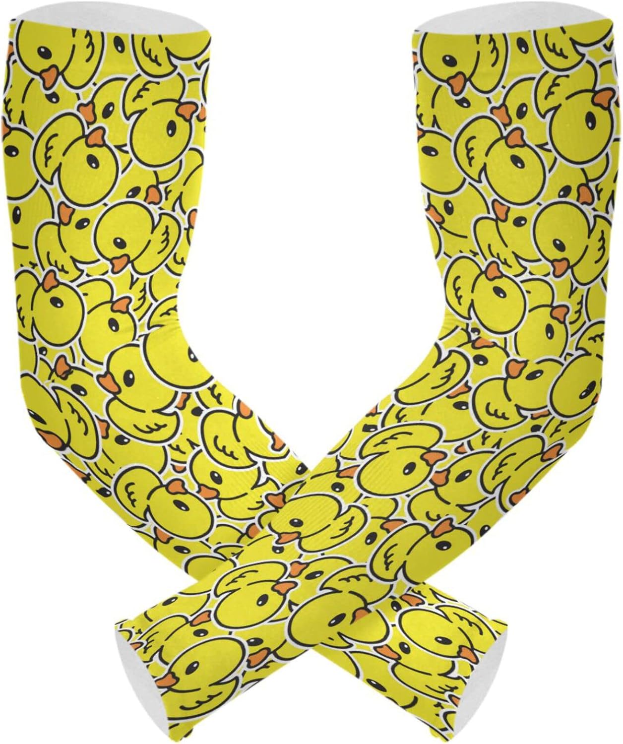 Pfrewn Mangas de jardinería para mujeres y hombres, manga de protección solar refrescante con estampado floral de primavera, paquete de 2