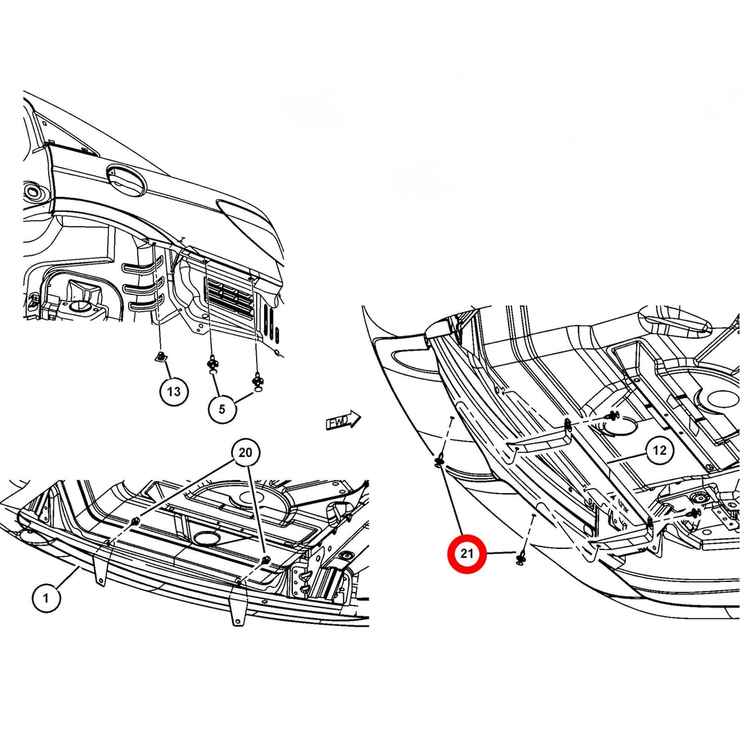 OAUTOO 50 retenedores tipo empuje de 0.315 in para GM 21030249, Ford N807389S y Chrysler 6503598