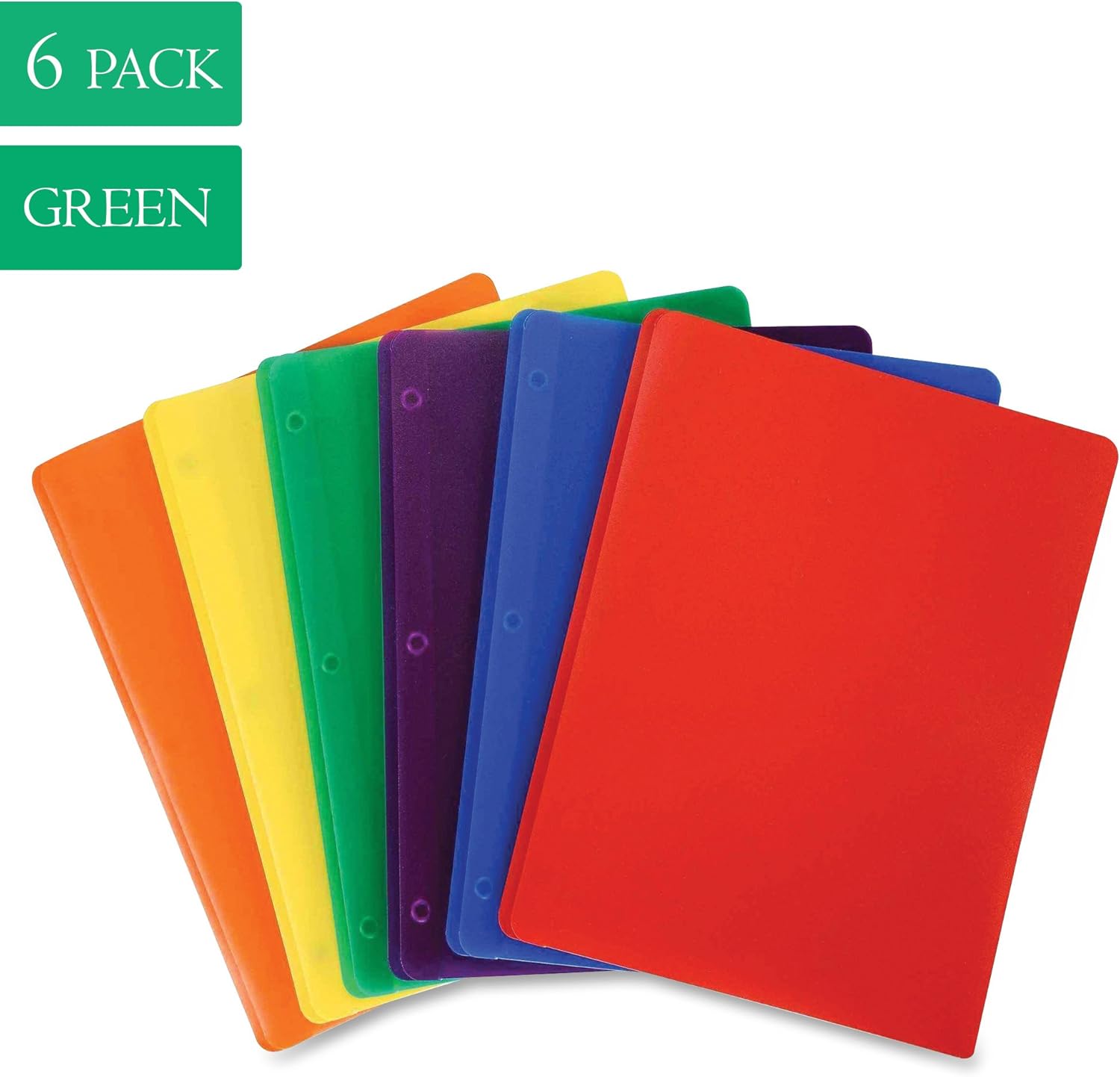 Carpetas de bolsillo de plástico, poliéster duradero resistente, carpeta de 2 bolsillos, con ranura para tarjetas de visita, tamaño de hoja de 11 x