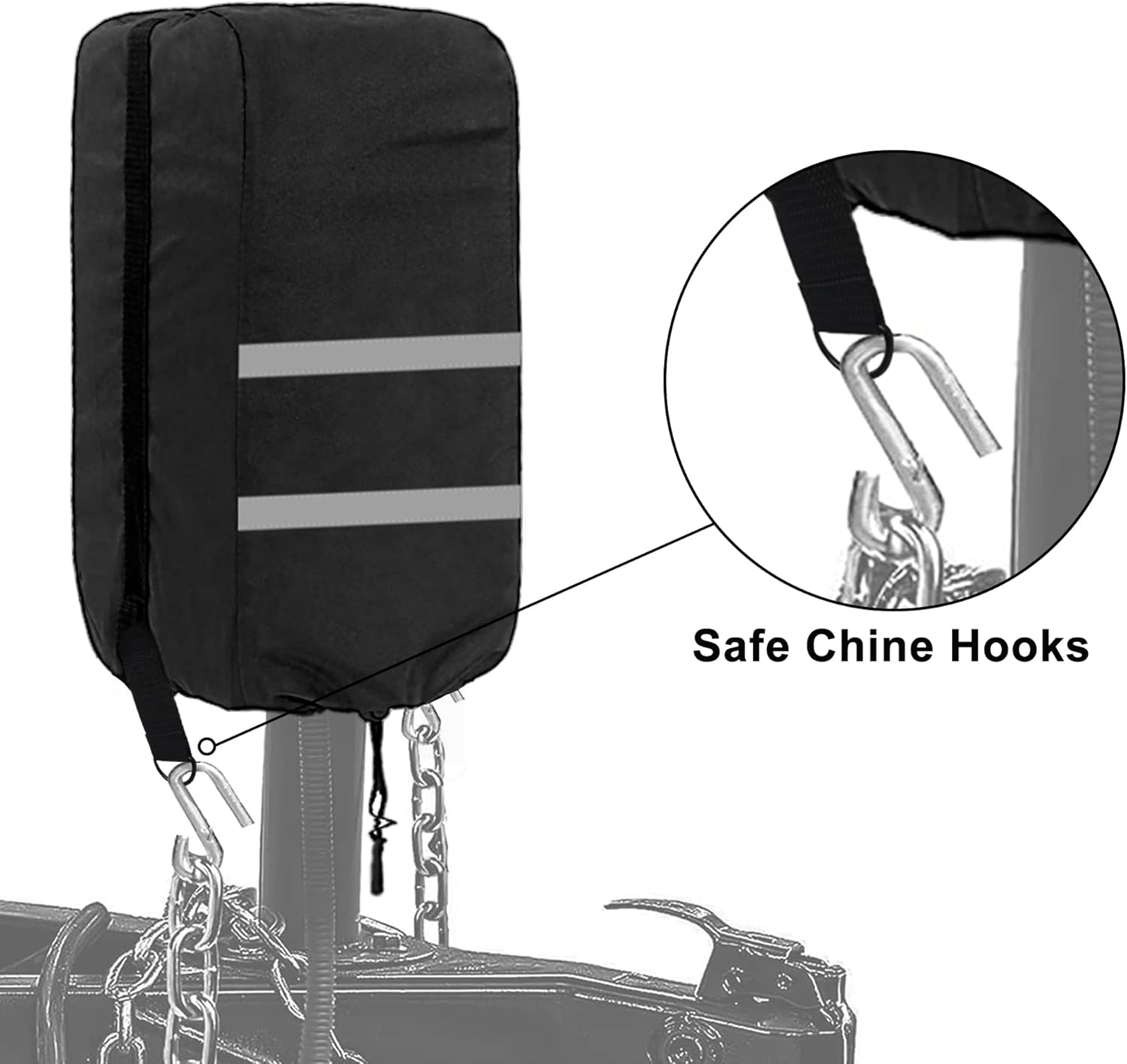 Cubierta para gato eléctrico, 600D, resistente, impermeable, para remolque, universal, para caravana, viaje, remolque, cubierta protectora (18