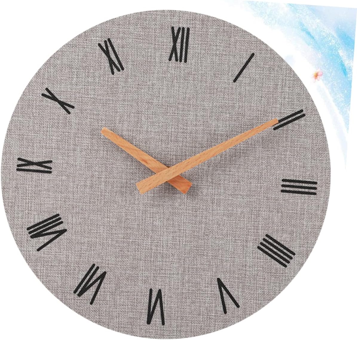 Garneck 2 pcs 12 Wall Clock Digital Vintage Wall Clock Retro Wall Clock Wall Clocks Digital Roman Numeral Wall Clock Decorative Wall Clock reloj de