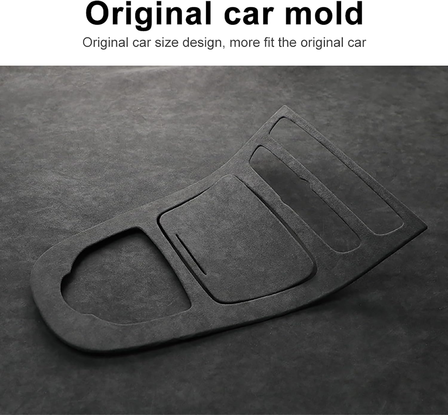 Cubierta de panel de consola central para Mercedes-Benz Clase E W213 2016 2017 2018 estilo Alcántara caja de almacenamiento de consola estilo