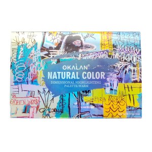 OKALAN Paleta de resaltado dimensional de color natural – Cálido OKALAN Paleta de resaltado dimensional de color natural – Cálido