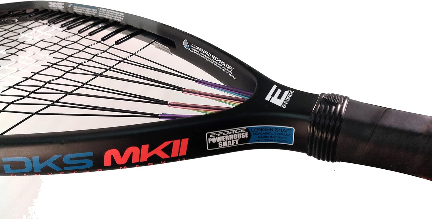 E-Force Dark Star Mark II 175 (DKS MK II) Raqueta de raquetbol, agarre 3 58