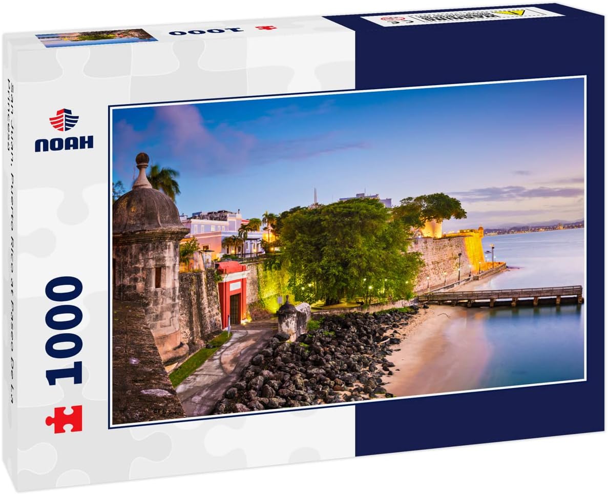 Noah Rompecabezas San Juan, Puerto Rico en Paseo De La Princesa 1000 Piezas