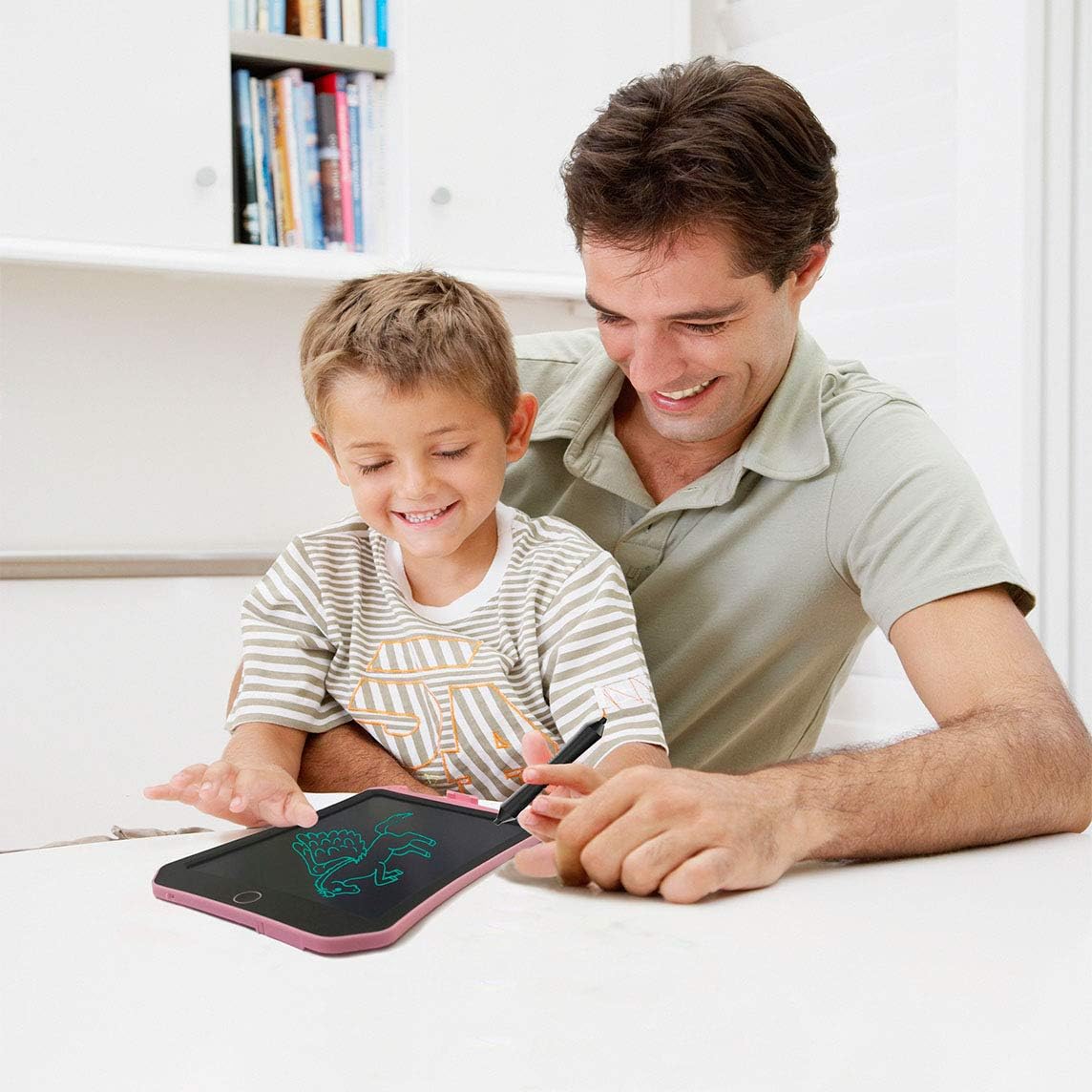 JRD & BS WINL – Tablet de escritura de 8.5pulgadas con pantalla LCD para niños de 5 a 16 años, para dibujo, con botón de bloqueo, para adultos, para