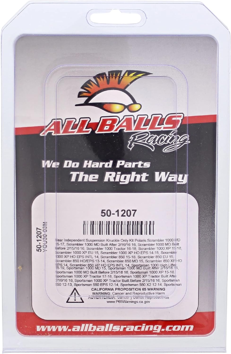 All Balls Kit lateral trasero independiente de nudillos 50-1207 para Polaris, Multi