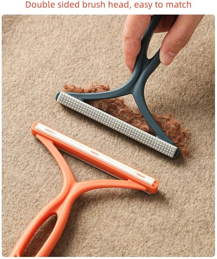 Removedor de pelusa portátil para bolas de pelo, depilación portátil de perros y gatos, removedor de pelo de mascotas, polvo, raspador de alfombras,