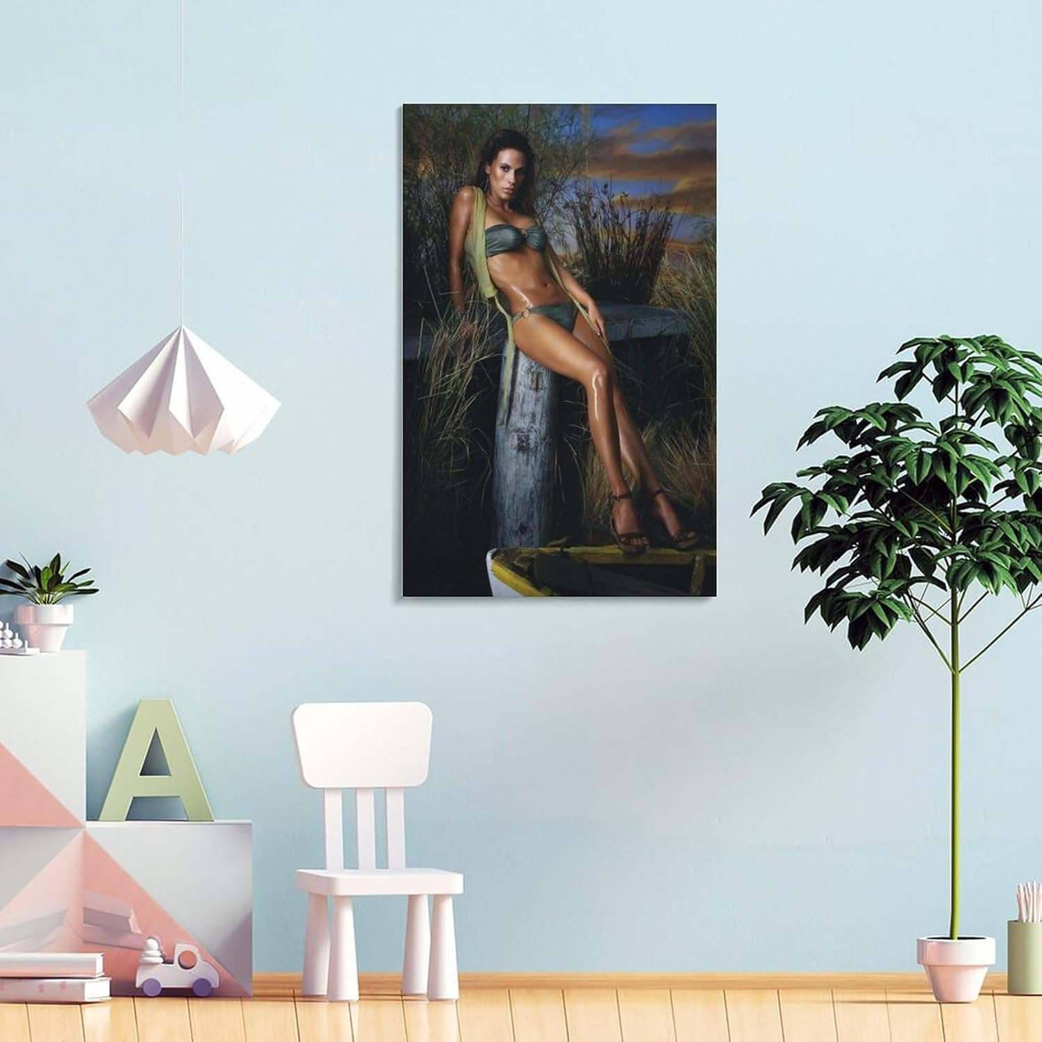 Póster de Bonnie-Jill Laflin, modelo caliente y sexy, pintura artística de pared, lienzo, decoración para el hogar, pósteres decorativos, 24 x 36