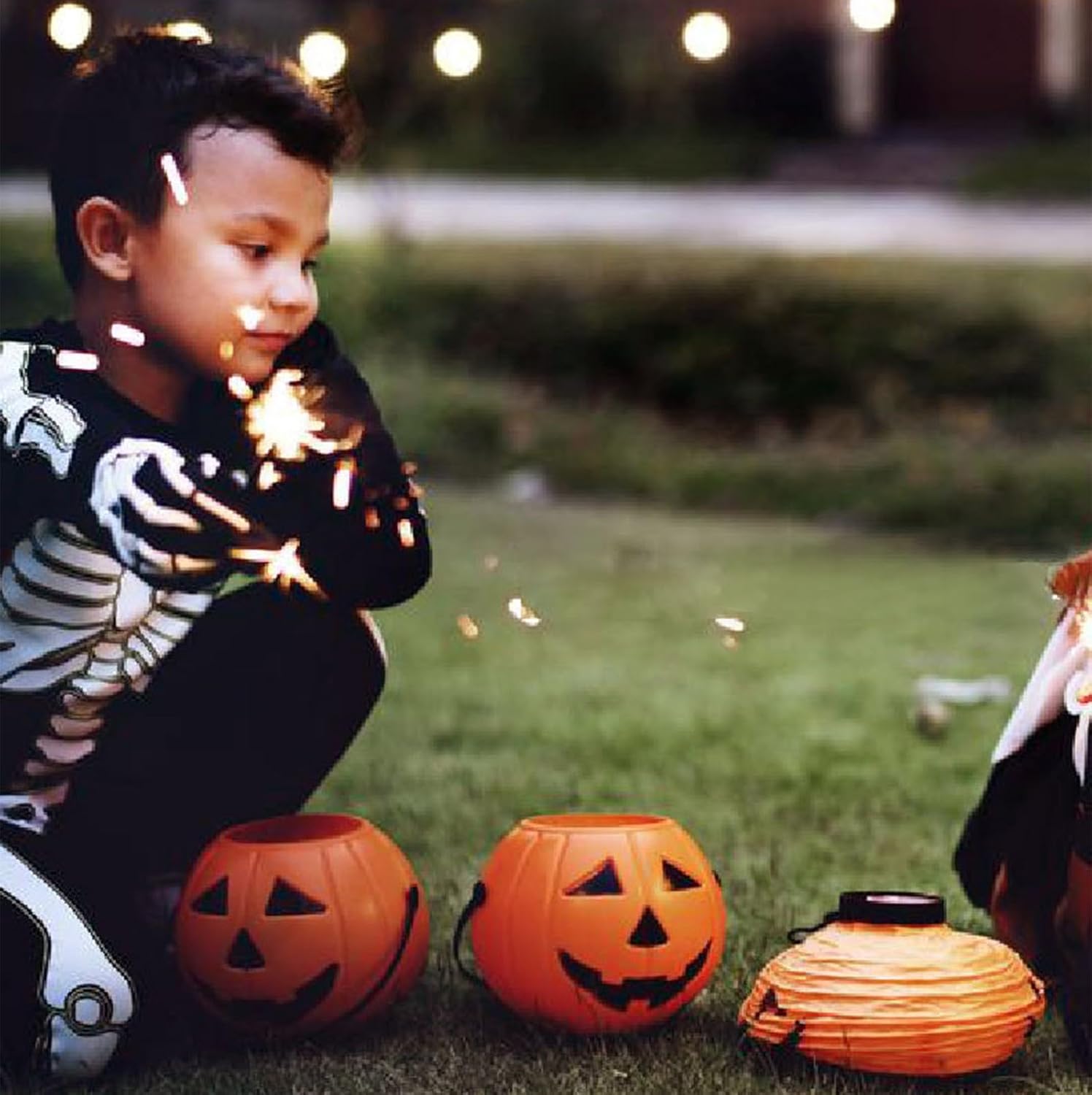 2 cubos de calabaza de Halloween, cubos portátiles de caramelo de calabaza, dulce o truco, cubo de caramelo de calabaza, regalo de calabaza, adorno
