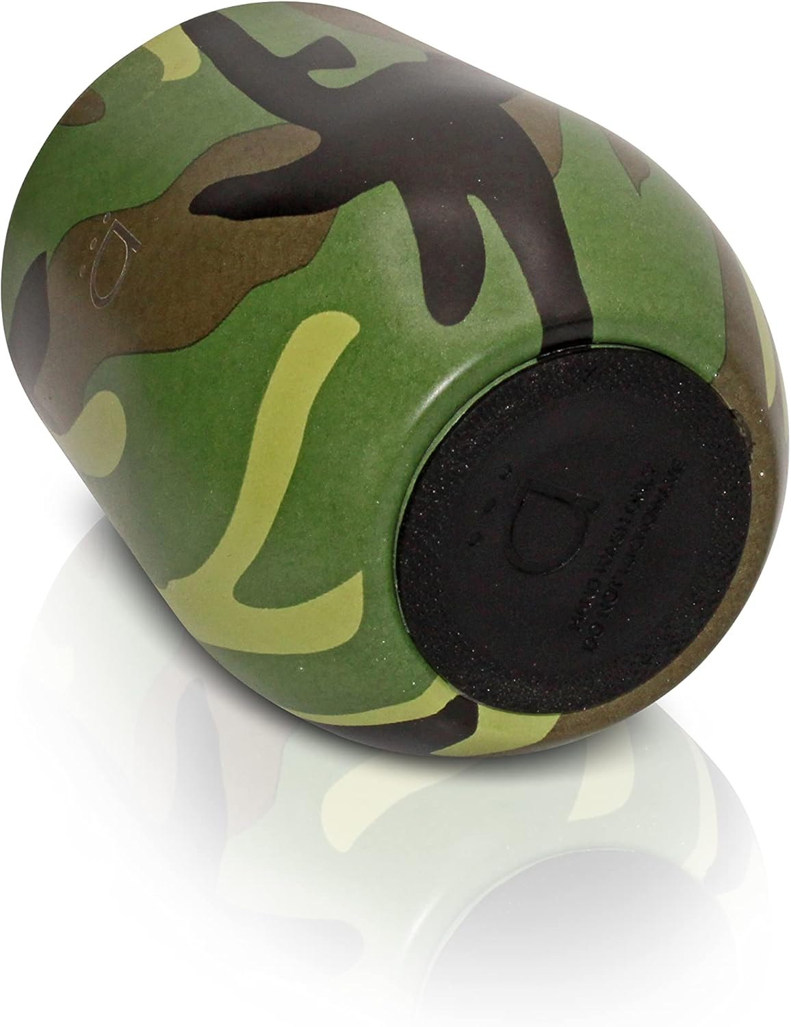 Kalmateh Yerba Mate Gourd – Acero inoxidable de doble pared con tapa sin BPA, filtro de bombilla y limpiador de bombilla, verde camuflaje, 8 onzas