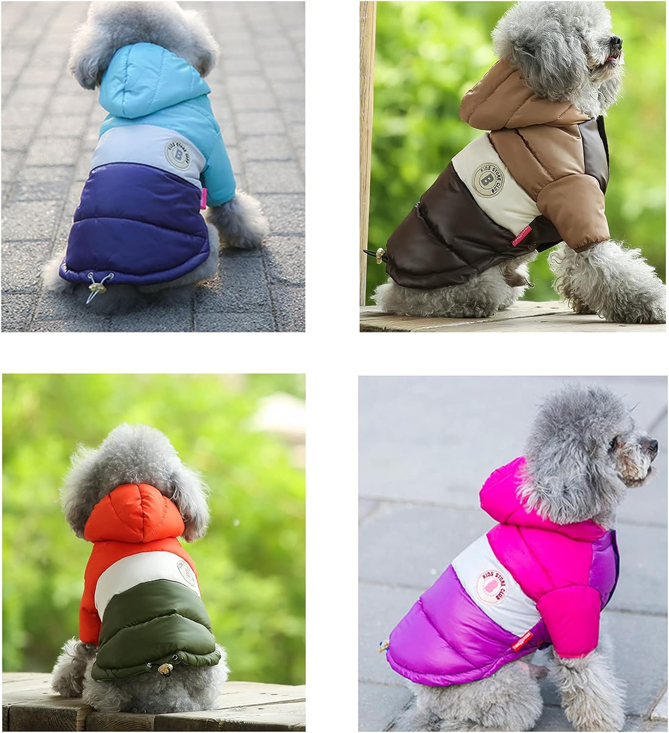Chaleco de invierno para perros pequeños, niños y niñas, chaquetas de plumón para cachorros, sudadera con capucha para perrito, ropa de invierno