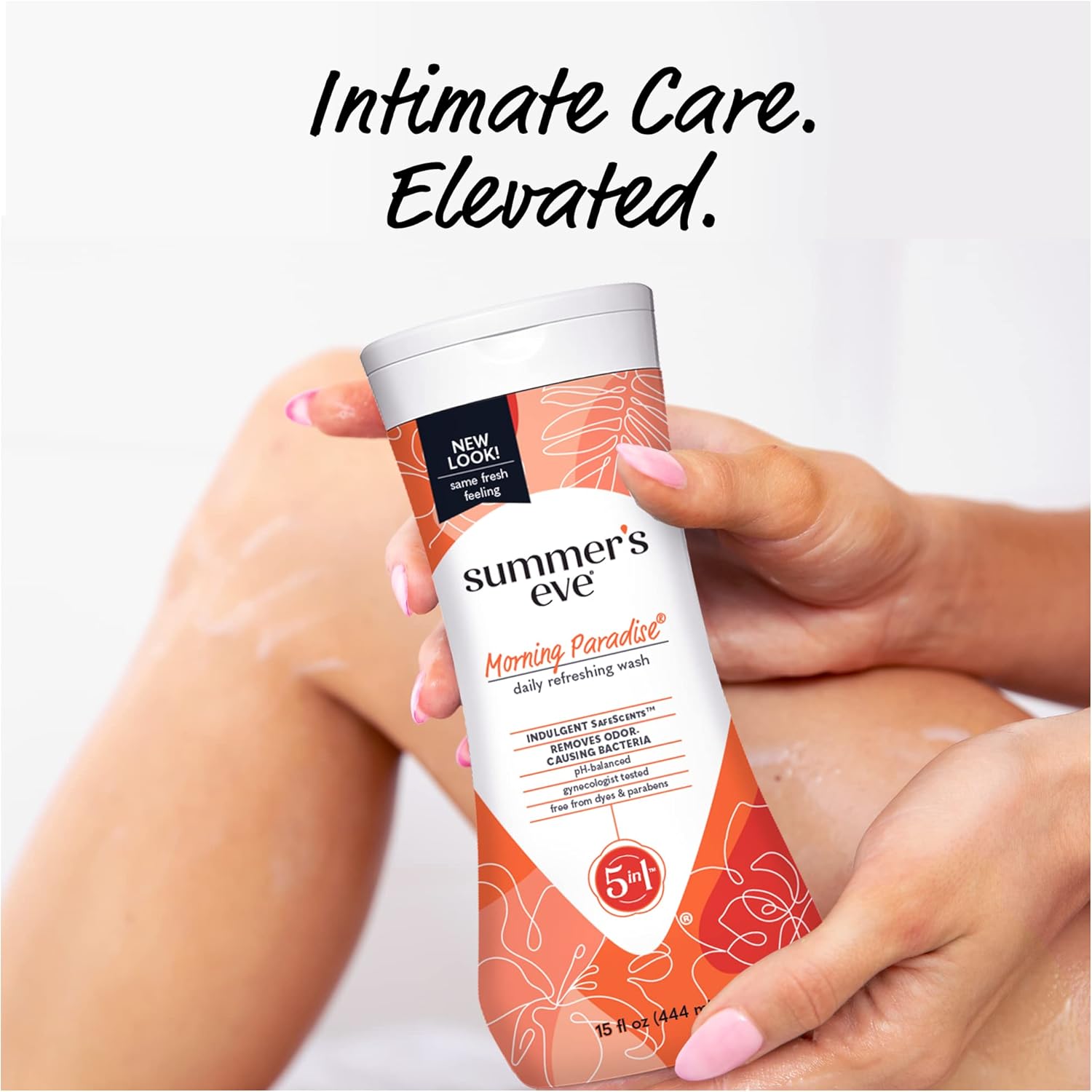 Summer’s Eve Morning Paradise Daily Refreshing All Over Feminine Body Wash, lavado femenino pH equilibrado, 15 onzas líquidas