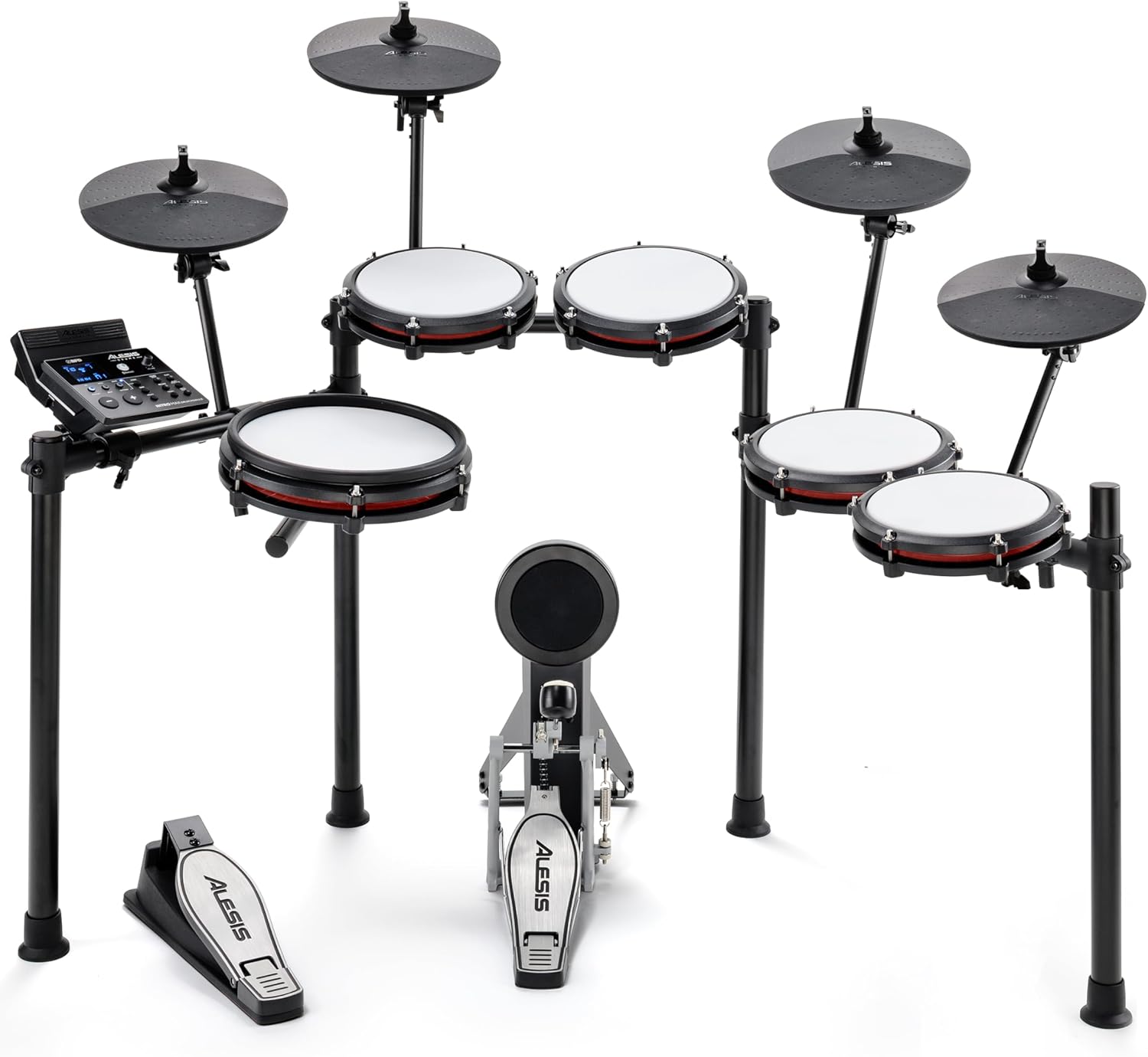 Alesis Drums Nitro Max Expansion Pack – Juego de tambores eléctricos de expansión para Nitro Max Kit con almohadilla de malla Tom Pad de 10 pulgadas