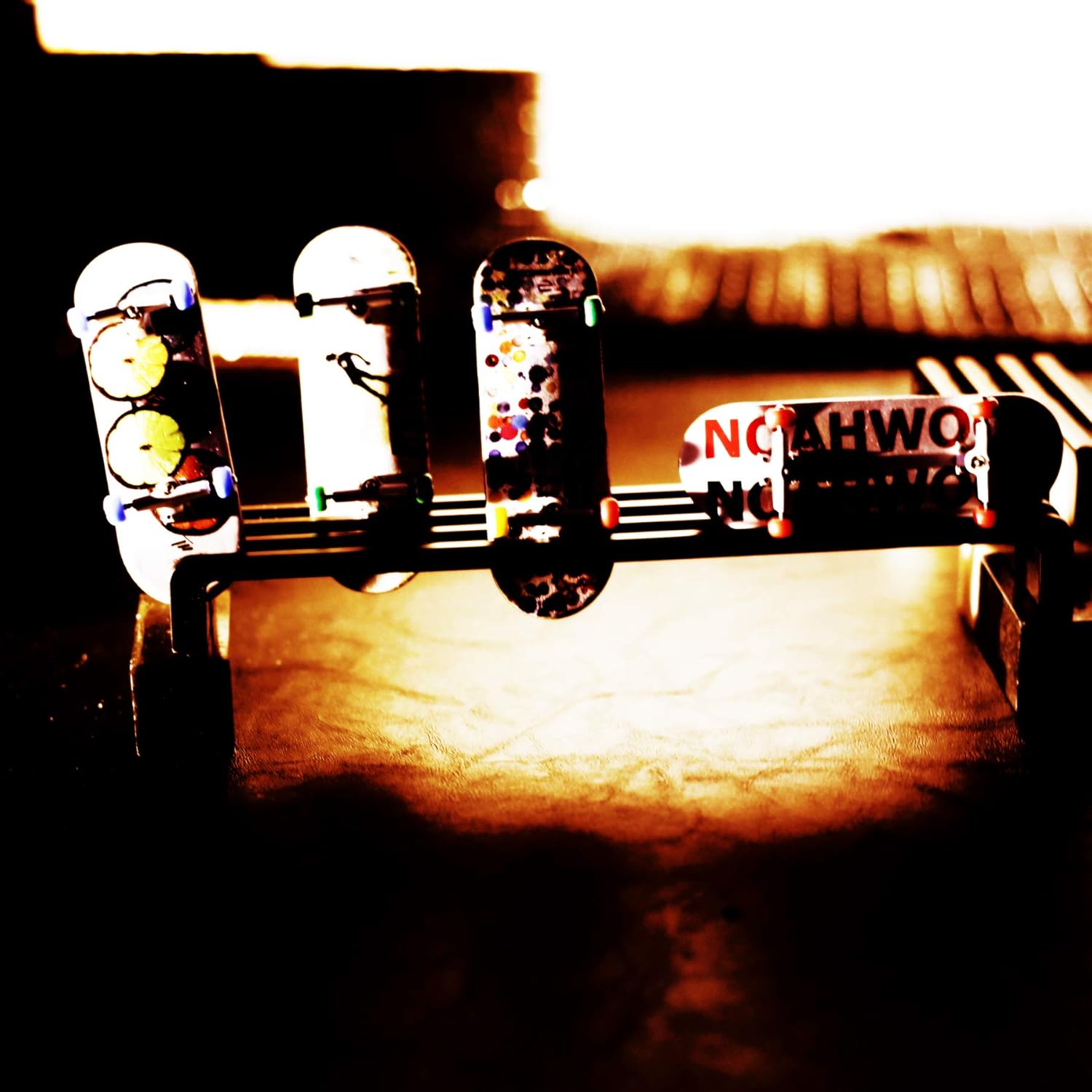Juego completo de diapasones de madera (Noah Team 8.0 Kickflip Deck 1.339 in, SilveryTrucks 1.339 in, ruedas esféricas negras PRO) (3.937 x 1.339