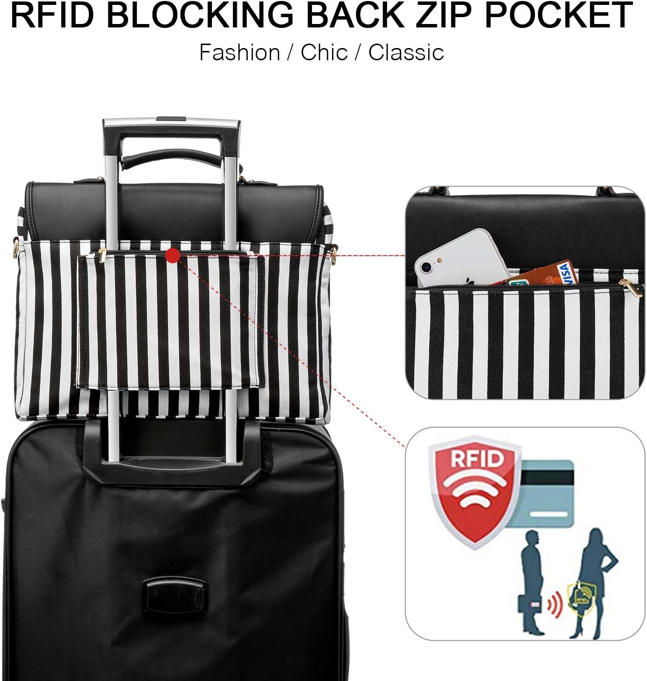 Bolsa de laptop para mujer, linda funda para la universidad o el trabajo