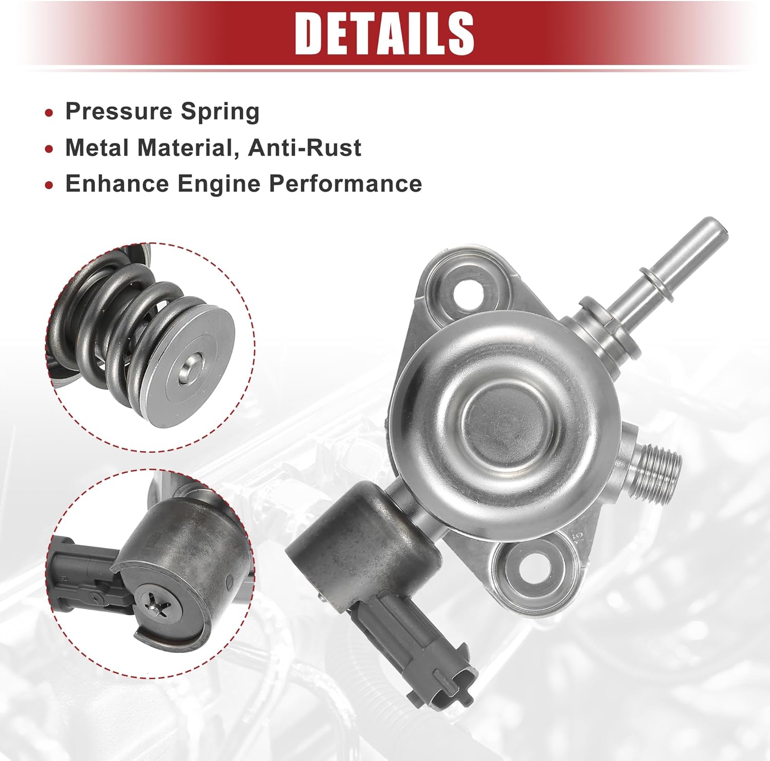 ACROPIX Bomba de combustible de alta presión apta para Kia Rio Soul 2012-2017 para Hyundai Accent Veloster bomba de combustible mecánica de alta