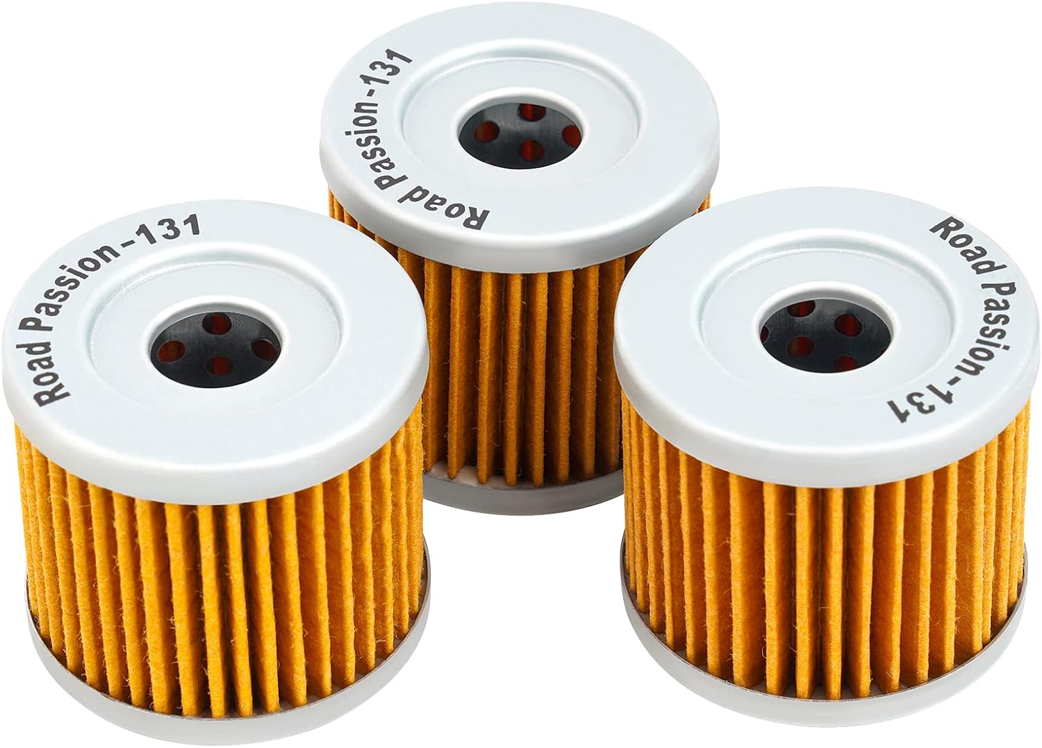 Road Passion 1651005240 Filtro de aceite para SUZUKI LT125 1983-1987 LT185 1984-1987 LTZ90 QUADSPORT 2007-2009 (paquete de 3)