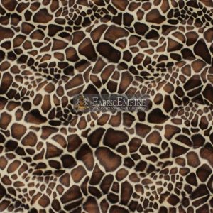 Velboa – Tela de piel sintética, jirafa, color marrón, 60 pulgadas de ancho, vendido por The Yard Velboa – Tela de piel sintética, jirafa, color marrón, 60 pulgadas de ancho, vendido por The Yard