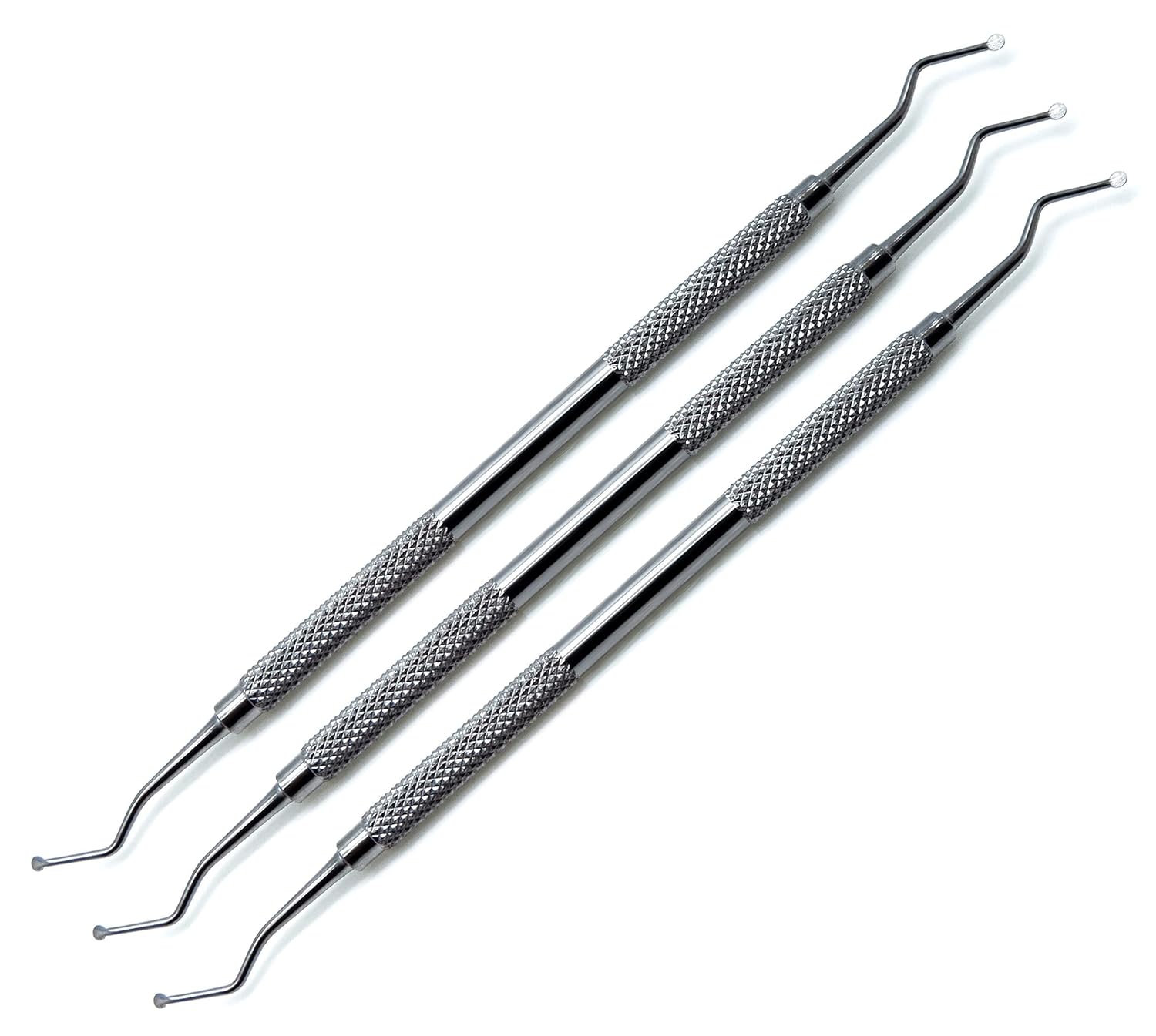 Excavadora restauradora dental 127128, instrumento de doble extremo de cuchara de 0.079 in