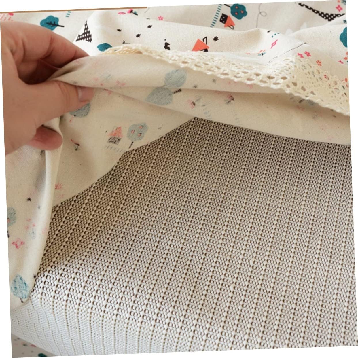 Cabilock Tapete antideslizante para dormitorio, 2 unidades, antideslizante, tapete para escritorio, cajón, para suelos de madera dura, debajo de la