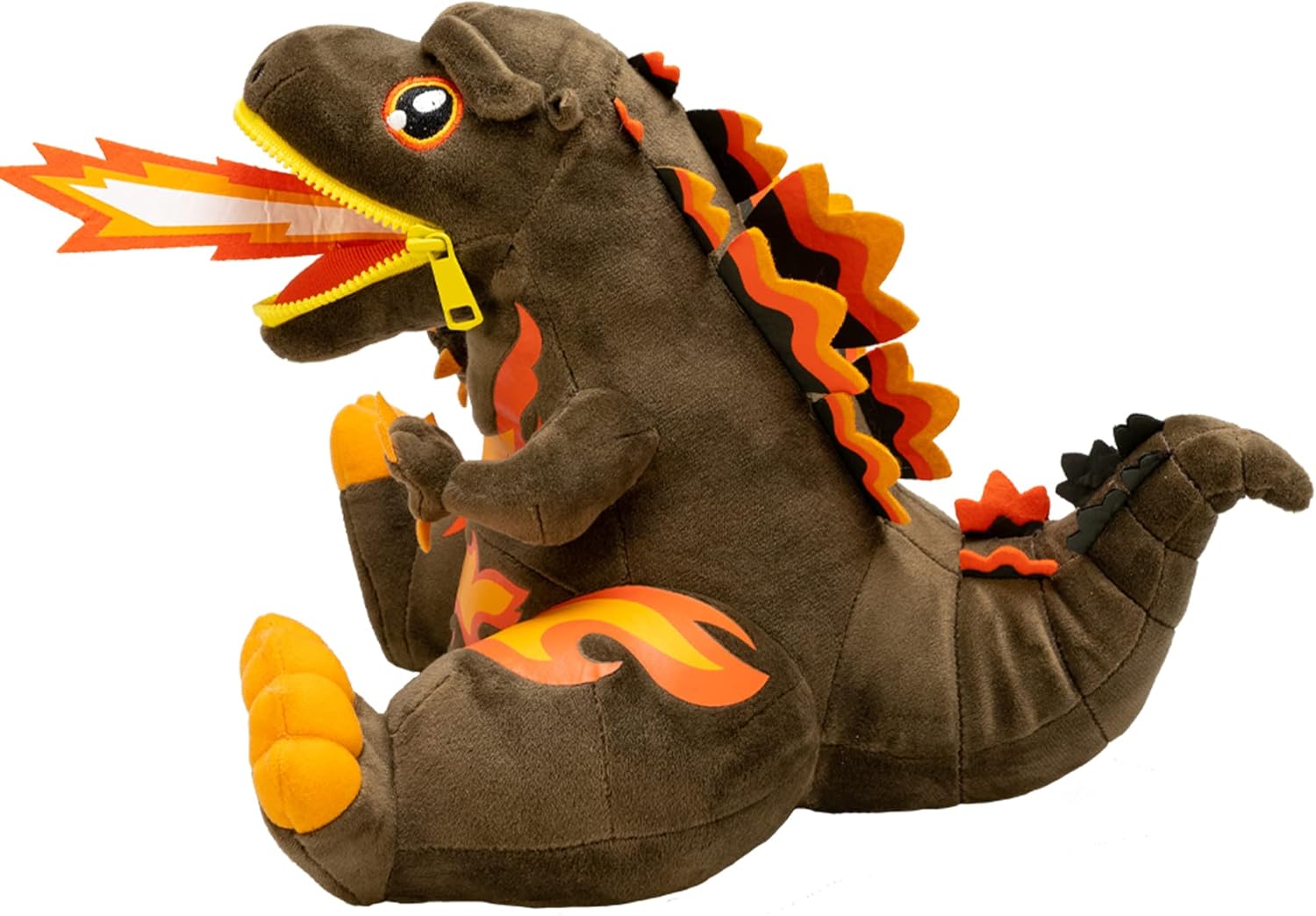 QMx Godzilla PX ZIPPERMOUTH – Peluche blanco y negro